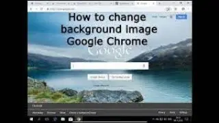 How to change Google Chrome background image