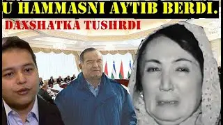 МАРХУМ И.КАРИМОВНИ НЕВАРАСИ БОБОСИНИ УЛИМИГА САБАБЧИЛАРНИ ОШКОР КИЛДИ.