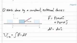 Dynamics - Work and Energy notes part 1