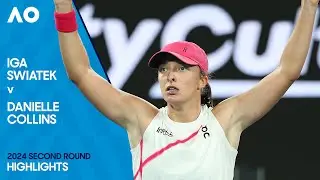 Iga Swiatek v Danielle Collins Highlights | Australian Open 2024 Second Round