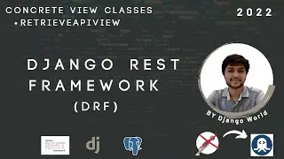 DRF's Concreate View Classes - RetrieveApiView | DRF