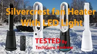 Silvercrest fan Heater With LED Light SRHV 2000