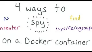 Ways to spy on a Docker container
