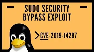 SUDO Security Policy Bypass Vulnerability - CVE-2019-14287