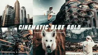 Prt 3 | Free lightroom Preset DNG + XMP | Dark cinematic Blue gold Lightroom Preset giveaway 