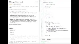 LeetCode: 8. String to Integer (atoi) (Golang)