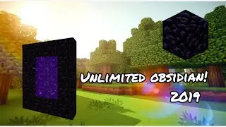 Unlimited obsidian in minecraft! (not a generator)