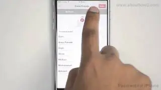 Pinterest For iPhone - How To Invite Friends From Your Contacts Through Text