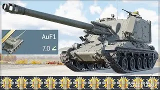 155mm CANNON + 7.5 sec RELOADING 😱 NEW AuF1 FULL TESTING (War Thunder Dev Server)