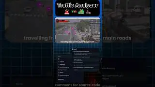 Traffic Analysers Using Python #python #project #developer #shorts