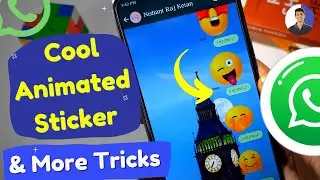 Send Cool Animated Stickers | Font Sticker and More | Bobble Keyboard Tips and Tricks