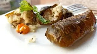 Толма с рисом, изюмом и пряностями/Постная толма/Пасуц толма/Tolma with rice