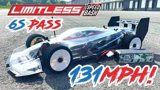 ARRMA LIMITLESS 6S Run | 4070 2700KV, SMC 7600 Single 6S | 131MPH!! #rccar #arrmalimitless #speedrun