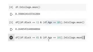 3.8) Pandas: Mean of a Variable with Conditions