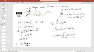 Energy and Power in Mechanical Waves