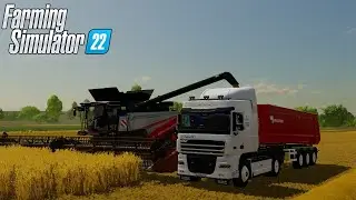 КУПИЛИ ДАФ БОЛЬШЕГРУЗА И СРАЗУ ЗА РАБОТУ. FARMING SIMULATOR 22