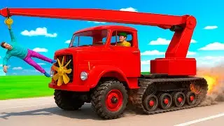 LEGEND OF THE CRANE: I BUILT A CRANE FROM A TRUCK SURVIVAL IN THE LONG DRIVE