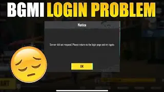 OMG! 😨BGMI SERVER DOWN?  || SERVER DID NOT RESPOND || HOW TO FIX IT?