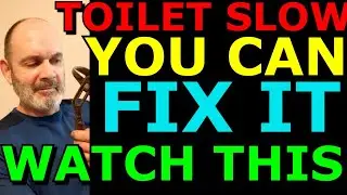 Toilet Filling Slow Try This!