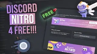 HOW TO GET DISCORD NITRO FOR FREE IN 2021!!   *100% WORKING*