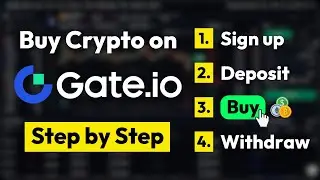 How to buy Crypto on Gate.io ✅ Step by Step Gate.io Tutorial 2024