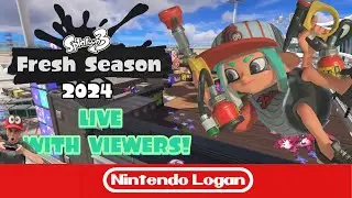 Splatoon 3 Fresh Season 2024 Update Live with Viewers! (Nintendo Switch)