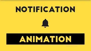 How to Create Notification Bell Animation Effect | Using HTML & CSS | 2020