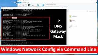 How to change your DNS, Gateway and IP address Using Command Prompt