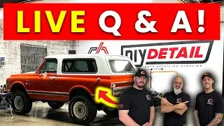 Ceramic coating this K5 Blazer LIVE + answering your questions! (DIY Detail Podcast)