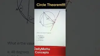 Circle Theorem #fast #gcse #cxcmaths #florida #jamaica #maths #fsa #geometry #dellymathsconcepts