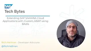 Extending SAP S/4HANA Cloud Applications with Custom ABAP using BAdIs