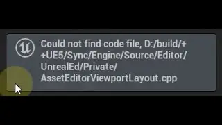 Unreal Engine Could Not Find Code File Error