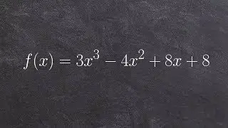 Use Descartes Rule of signs to determine the number of positive and negative