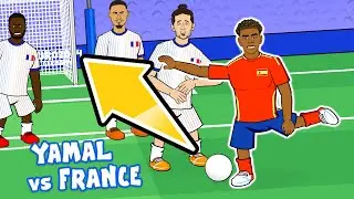 YAMAL SCORES A SCREAMER! (Spain vs France Euro 2024 Parody Goals Highlights)