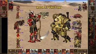 Heroes 3 HoTA v1.7 Factory One year growth Inferno vs Factory