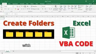 Create Folders with Excel VBA | Excel VBA Code to Create Folders | How to Create Folder From Excel