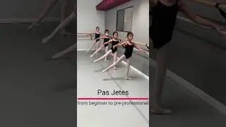 Inside our Ballet Class: Pas Jetes from beginner to pre-professional; Vaganova Technique
