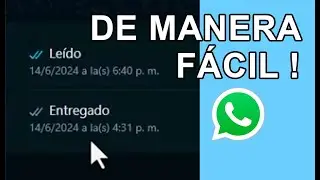 COMO SABER SI UNA PERSONA LEYÓ TU MENSAJE EN WHATSAPP WEB