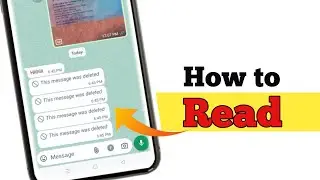 WhatsApp Delete Message Kaise Dekhe 2024 | How to Read this message was deleted | whatsapp recovery