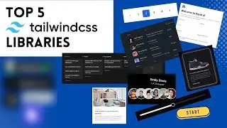 Top 5 Tailwind css Component Libraries for Next.js 15 and React Projects