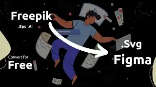 Make Freepik vector file to Svg | eps to SVG | ai to SVG | Freepik to figma