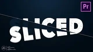 SLICED TEXT or TITLE Effect Animation for Premiere Pro Tutorial (2020)