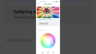 Xiaomi telefonlarda ekran renk şeması ayarları nasıl yapılır?