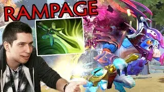 w33 2x RAMPAGE Slark Sea Rakes Bridle Immortal Dota 2