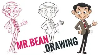 Mr. Bean Çizim telefonda / Mr. Bean drawing on the phone
