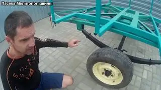 Прицеп для пчел с поворотной осью продолжение