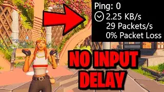 How to Get 0 Ping in Fortnite Chapter 3! (NO INPUT DELAY)