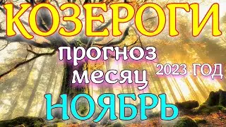 ГОРОСКОП КОЗЕРОГИ НОЯБРЬ МЕСЯЦ ПРОГНОЗ. 2023 ГОД