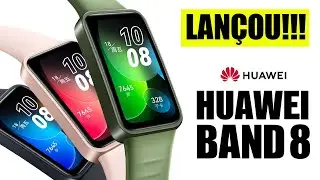 LANÇOU! HUAWEI BAND 8 UMA AMEAÇA PARA MI BAND 8! ESPECIFICAÇÕES COMPLETAS