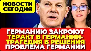 Германия закроет границы. Нападение в Золингене. Проблема Германии. Новости сегодня